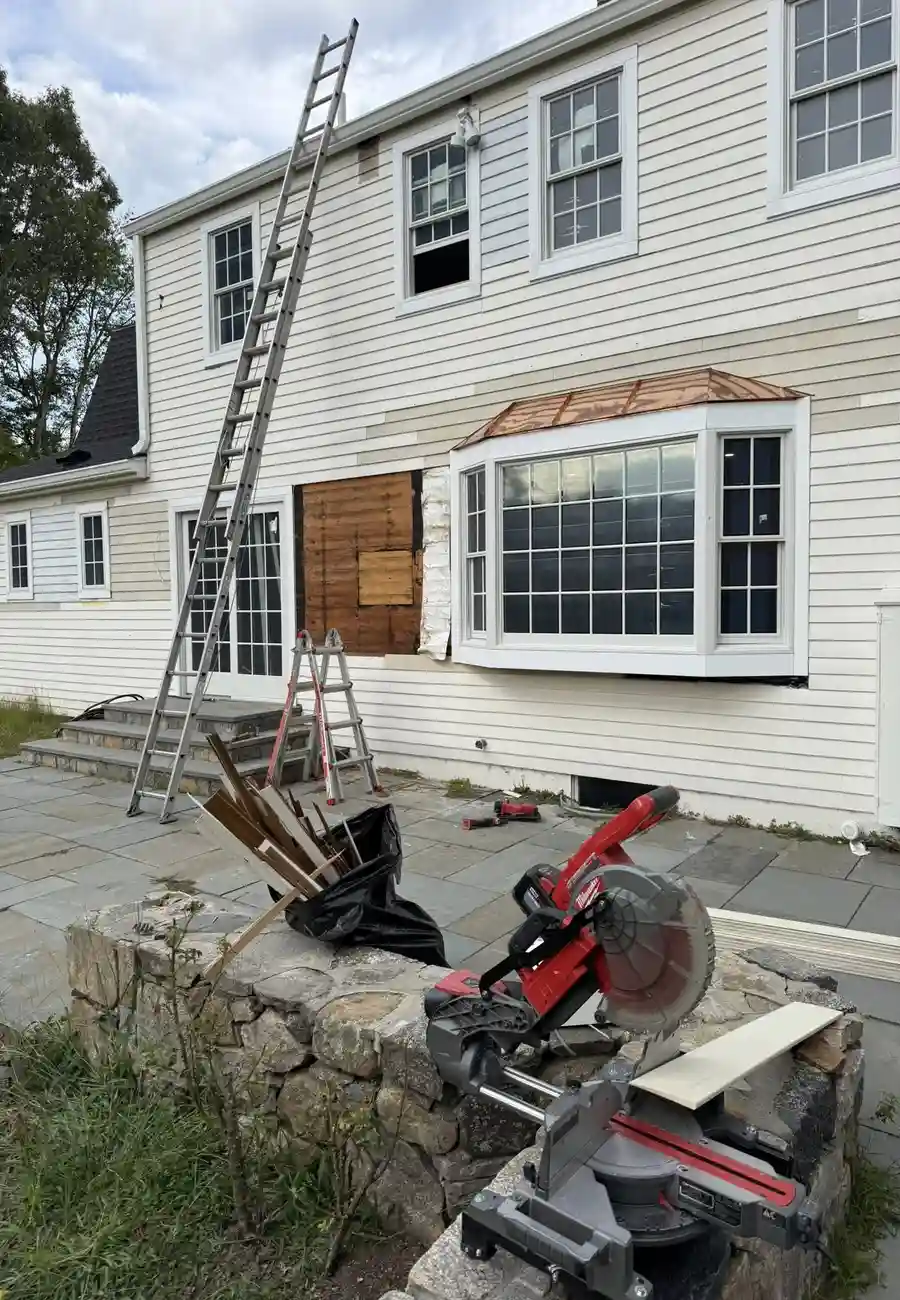 Reliable remodeler in Terryville, CT Our remodeler at work in Terryville, CT